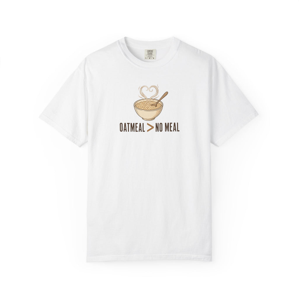 "Oatmeal > No Meal" Breakfast Bowl Graphic T-Shirt