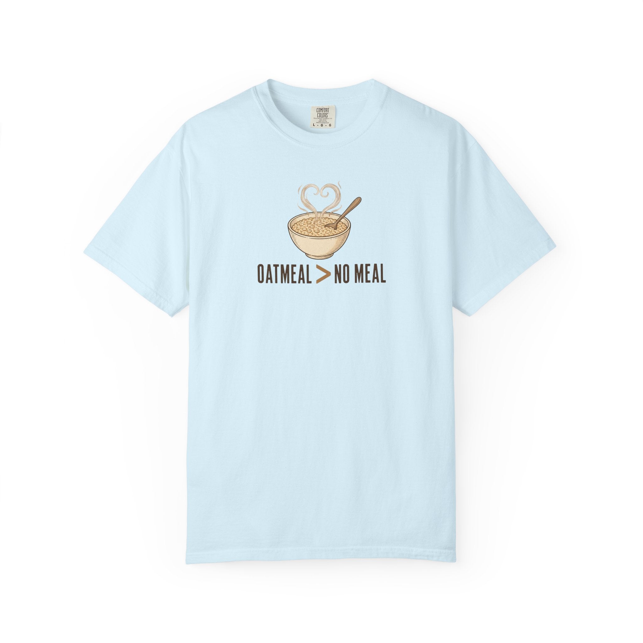 "Oatmeal > No Meal" Breakfast Bowl Graphic T-Shirt
