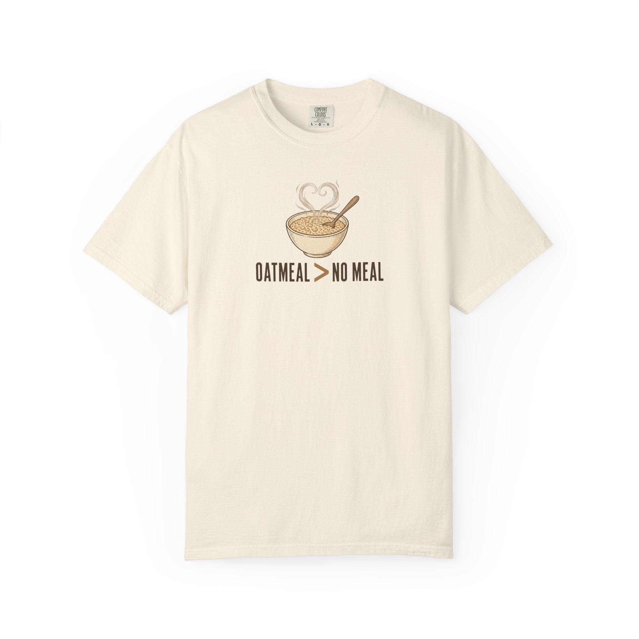 "Oatmeal > No Meal" Breakfast Bowl Graphic T-Shirt